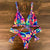 2018 Sexy Bikini Swimwear Women Push Up Swimsuit Bandage Bikini Set Brazilian Summer Beach Bathing Suits female Biquini Print