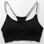 Bandage Strap Shoulder Letter Printed Sport Bra