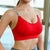 Bandage Strap Shoulder Letter Printed Sport Bra