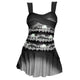 Two-Piece Rainbow Lady Tankini Swimdress Plus Size