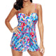 Top Beach Tankini 2 piece Swimsuit Sport Plus Size Bathingsuit