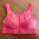 Sports Bra Padded Wirefree With Front Zipper Closure