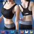 Sports Bra Padded Wirefree With Front Zipper Closure