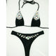 Girls Swimwear Diamond Bling Stones Bikini