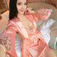 Floral Sleepwear Lingerie Robe Nightdress