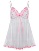 Valentine Lingerie Plus Size Mesh Babydoll