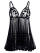 Valentine Lingerie Plus Size Mesh Babydoll