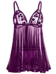 Valentine Lingerie Plus Size Mesh Babydoll