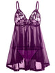 Valentine Lingerie Plus Size Mesh Babydoll