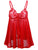 Valentine Lingerie Plus Size Mesh Babydoll