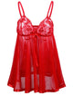 Valentine Lingerie Plus Size Mesh Babydoll