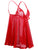 Valentine Lingerie Plus Size Mesh Babydoll