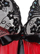 Valentine Lingerie Plus Size Mesh Babydoll