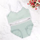 2019 Cotton Thin Screw Thread Push Up Bra Set Japanese Lingerie Set beauty back Women Bra Panties Set Comfort Underwear