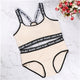 2019 Cotton Thin Screw Thread Push Up Bra Set Japanese Lingerie Set beauty back Women Bra Panties Set Comfort Underwear