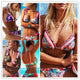 Sexy Women Swimsuit Ruffled Micro Bikini Set