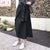 High Waist Straight Mid-calf Solid Skirts Female Plus Size Street Style Skirts