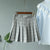 High Waist Cotton Mini Pleated Skirts