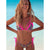 Swimsuit Cross Bandage Swimwear Push Up Bikini Set