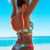 Swimsuit Cross Bandage Swimwear Push Up Bikini Set