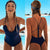 Swimsuit Cross Bandage Swimwear Push Up Bikini Set