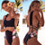 Swimsuit Cross Bandage Swimwear Push Up Bikini Set