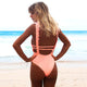 Swimsuit Cross Bandage Swimwear Push Up Bikini Set