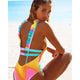 Swimsuit Cross Bandage Swimwear Push Up Bikini Set