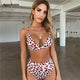 Sexy Leopard Bikini Women Swimsuit Swimwear Push Up Bikini Set