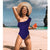 2019 Print Floral One Piece Swimsuit Women Padded Swimwear Bandage Cut Out Mnokini Bathing Suit Plus Size Swimwear XXXL