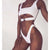 2019 Sexy Black White Bikini Swimwear Women Swimsuit Brazilian Bikini Set  Halter Top Beach wear Bathing Suits Biquini female