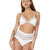 2019 Sexy Halter Retro Mesh Hollow Out String Biquini Bathing Suit Female Swimsuit High Waist Plus Size Swimwear Women Bikini