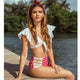 2019 Sexy High Waist Bikini Women Swimwear Push Up Swimsuit Ruffle Bathing Suit Polka Dot Biquinis Summer Beach Wear Female