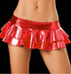 5 Colors Patent Leather Micro Mini Skirts Dancing Skirt