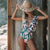 2019 Sexy One Piece Swimsuit Push Up Swimwear Women Ruffle Monokini Adjustable Shoulder Swimsuit Bodysuit Bathing Suit Swim Wear