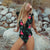 2019 Sexy One Piece Swimsuit Push Up Swimwear Women Ruffle Monokini Adjustable Shoulder Swimsuit Bodysuit Bathing Suit Swim Wear