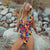 2019 Sexy One Piece Swimsuit Push Up Swimwear Women Ruffle Monokini Adjustable Shoulder Swimsuit Bodysuit Bathing Suit Swim Wear