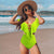 2019 Sexy One Piece Swimsuit Push Up Swimwear Women Ruffle Monokini Adjustable Shoulder Swimsuit Bodysuit Bathing Suit Swim Wear