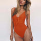 2019 Sexy Swimsuit Women Swimwear One Piece Bodysuit Push Up Monokini Halter Cross Bathing Suits Swim Suit Wear Female Beachwear