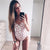 2019 Striped Swimwear One Piece Swimsuit Women Backless Monokini Swimsuit Sport Bodysuit Beach Bathing Suit Swim Red White