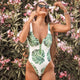 2019 Striped Swimwear One Piece Swimsuit Women Backless Monokini Swimsuit Sport Bodysuit Beach Bathing Suit Swim Red White