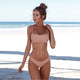 2019 Woman Thong Swim Set Sexy Swimwear Micro Swim Suits Girls Biquinis Female Solid Swimsuit Bathing Suits