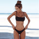 2019 Woman Thong Swim Set Sexy Swimwear Micro Swim Suits Girls Biquinis Female Solid Swimsuit Bathing Suits