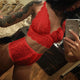 2019 Women Bra Set Lenceria Femenina Sexy Transparent Lace Lingerie V Neck Solid Color Women Bra And Panty Set Underwear Set