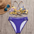 Women Swimwear High Waist Sexy Push Up Bikini Set