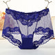 2Pcs/lot Brief Women Underwear Plus Size Transparent Panties