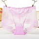 2Pcs/lot Brief Women Underwear Plus Size Transparent Panties