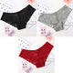 3 Pcs Panties Hollow Transparent Briefs