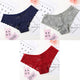 3 Pcs Panties Hollow Transparent Briefs