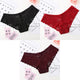 3 Pcs Panties Hollow Transparent Briefs